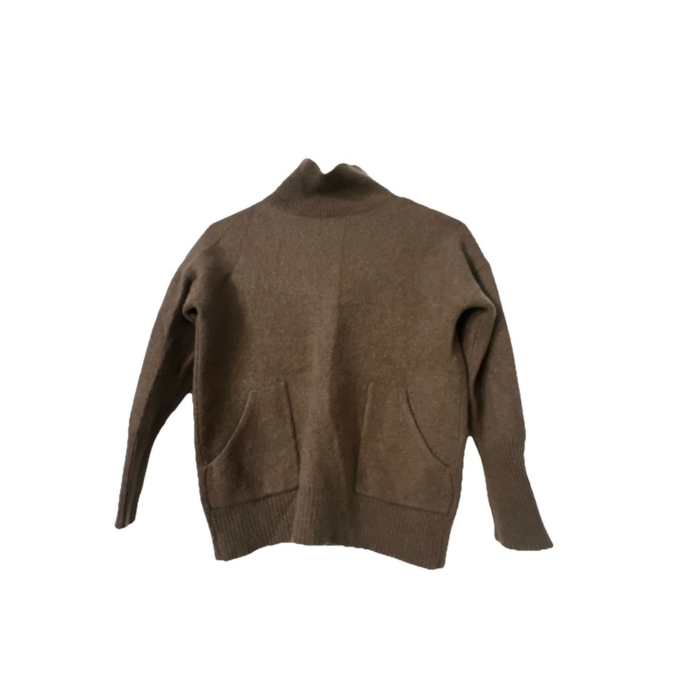 Skull Cashmere Turtle neck Cashmere Sweater in Tan Size XS With Pockets See Pic